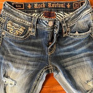 ROCK REVIVAL Betty Straight Jeans Size 26